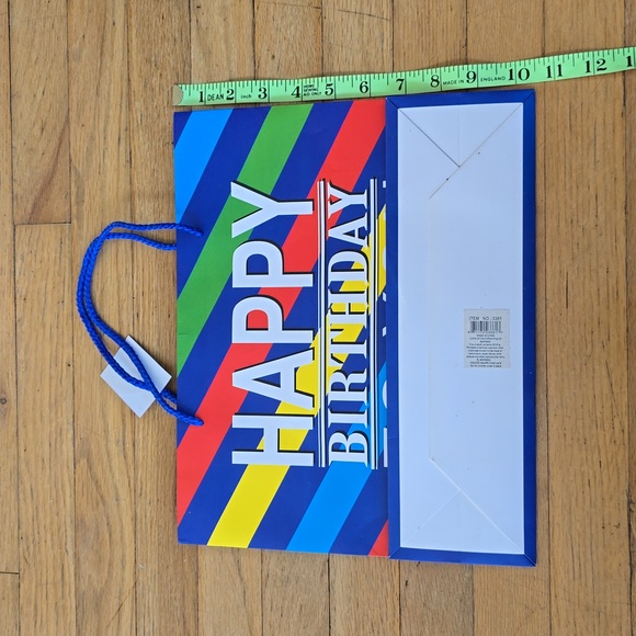Set of Two Colorful Birthday Gift Bag, Paper Bag - Picture 6 of 8